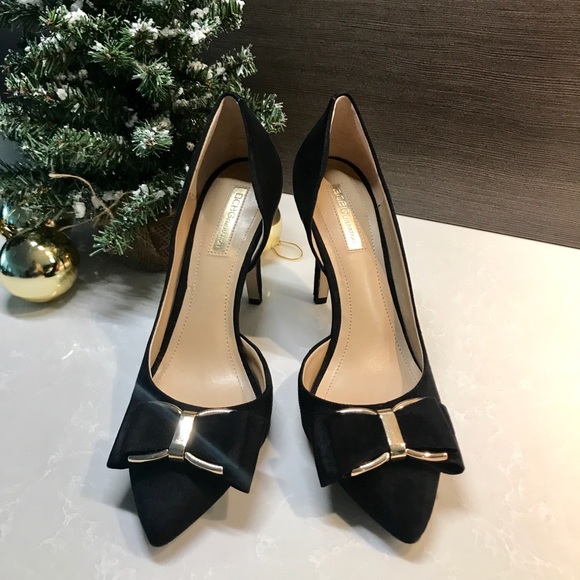 BCBGeneration Shoes - BCBGeneration Gold Bow Heels